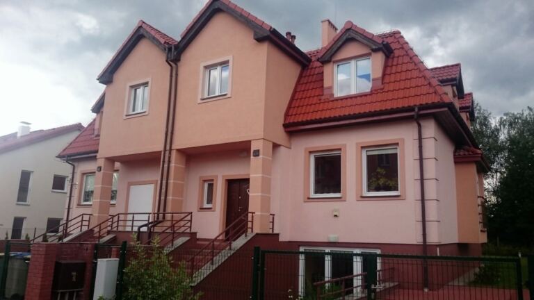 Budowa budynków 1-rodzinnych bliźniaczych i szerowych, ul. Suwalska