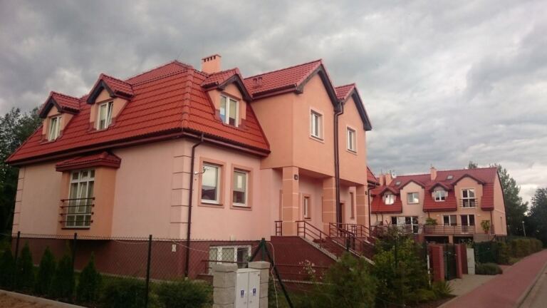 Budowa budynków 1-rodzinnych bliźniaczych i szerowych, ul. Suwalska