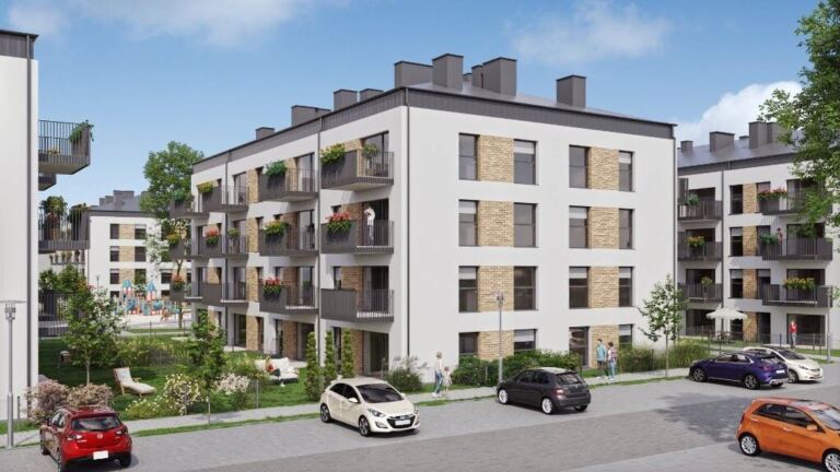 Budowa budynków wielorodzinnych, ul. Strażacka