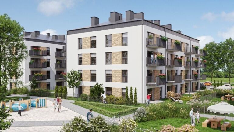 Budowa budynków wielorodzinnych, ul. Strażacka