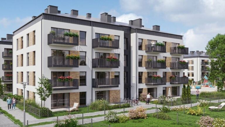 Budowa budynków wielorodzinnych, ul. Strażacka