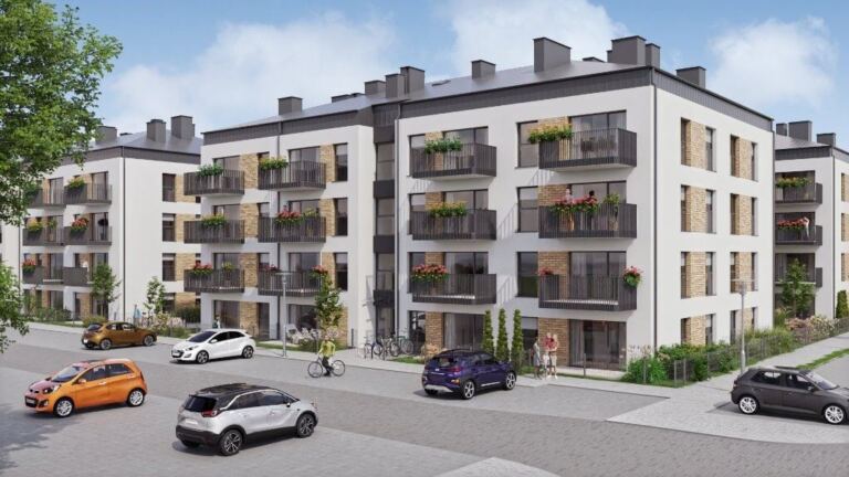 Budowa budynków wielorodzinnych, ul. Strażacka