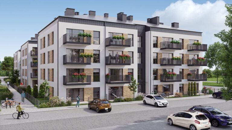 Budowa budynków wielorodzinnych, ul. Strażacka