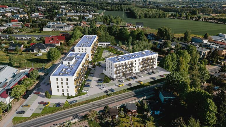 Budowa budynków wielorodzinnych, ul. Cybińska