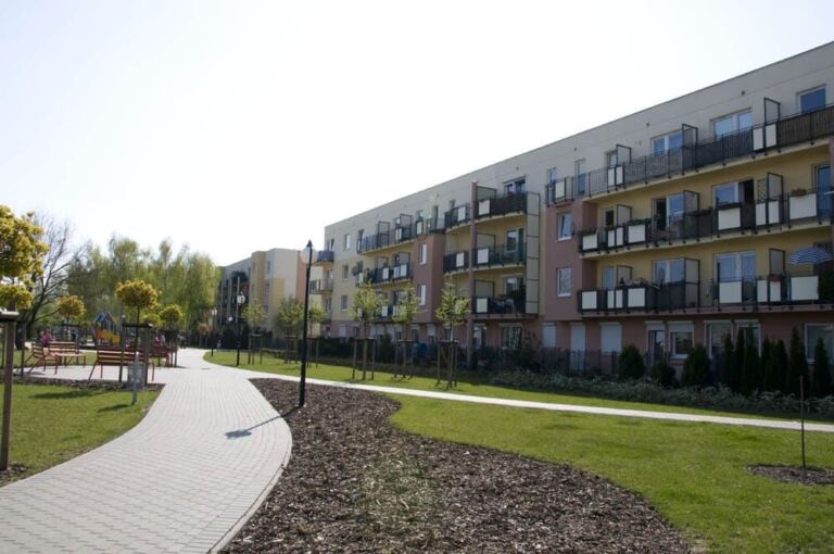 Budowa budynków mieszkalnych, os. Mielżyńskiego
