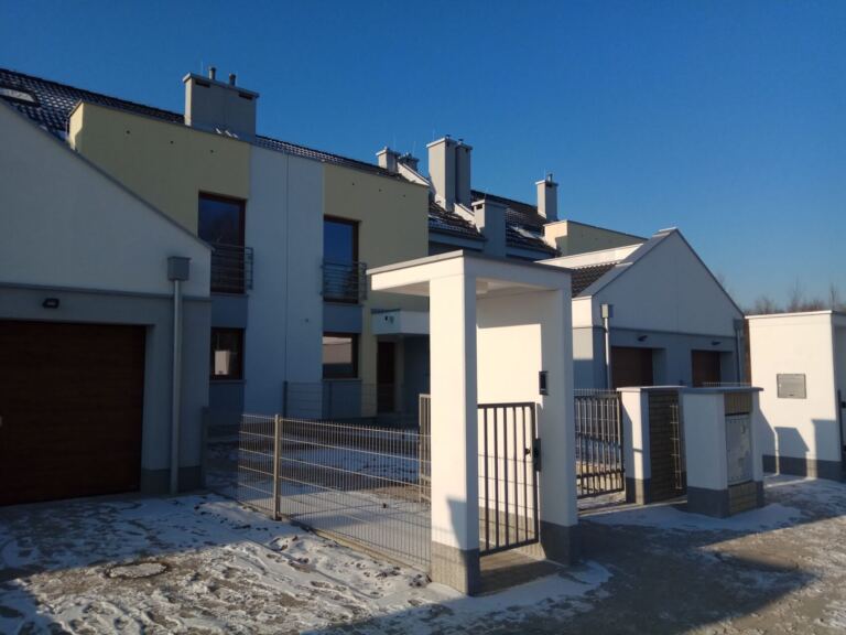 Budowa budynków 1-rodzinnych szeregowych, ul. Czarnucha