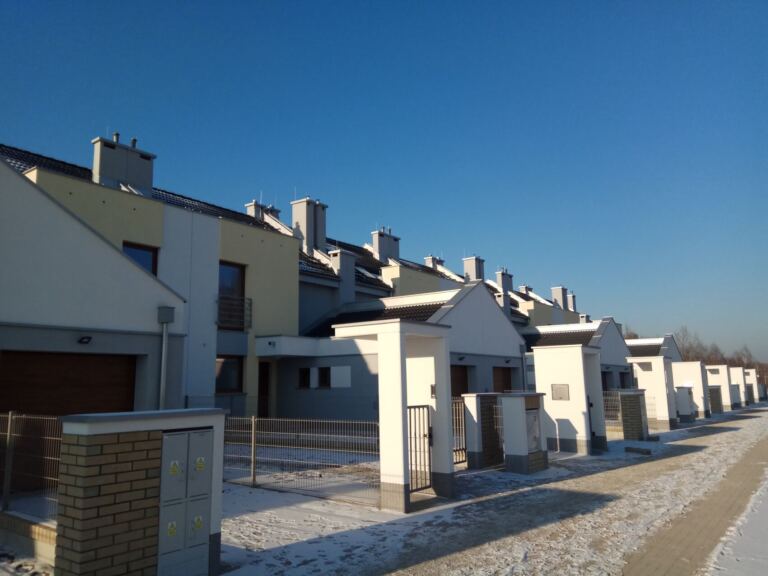 Budowa budynków 1-rodzinnych szeregowych, ul. Czarnucha
