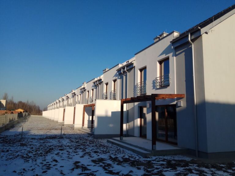 Budowa budynków 1-rodzinnych szeregowych, ul. Czarnucha