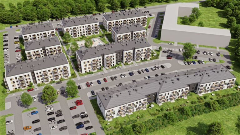 Budowa budynków wielorodzinnych, ul. Strażacka