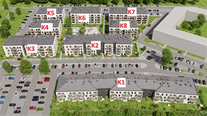 Budowa budynków wielorodzinnych, ul. Strażacka